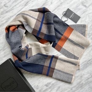 Designer’s Villand Collection Men's Multicolor Australian Meeino Wool NWT